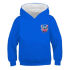Stitch hoodie - blauw met kleine opdruk
